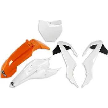 UFO kompletní sada plastů KTM SX 65 16-23 barva 17 (bílá/oranžová) (UFO kompletní sada plastů KTM SX 65 16-23 barva 17 (bílá/oranžová))