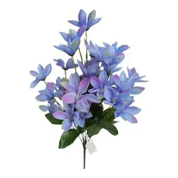 umělá květina Kytice lilie, modro-fialová H411 modro-fialová