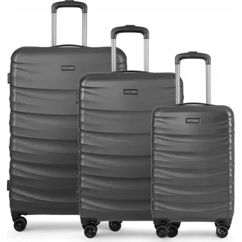 PUCCINI Sada CESTOVNÍCH KUFRŮ PC Polykarbonát 3v1 PC032-8