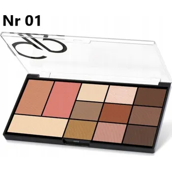 Make-up Golden Rose City Style Paletka na obličej - 01 Warm Nude