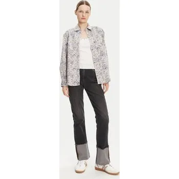 Pánská košile Levi's® džínová košile Teodora Western A7244-0051 Světle modrá Relaxed Fit XS