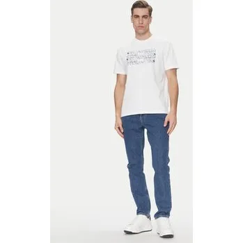 Pánské tričko Karl Lagerfeld Jeans T-Shirt A2M17038 Bílá Regular Fit M