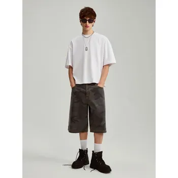 Pánské kraťasy Džínové kraťasy - 33 - House - světle šedá - 663EX-09J