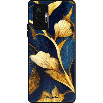 Pouzdro na mobilní telefon Lesklé pouzdro Exclusive iSaprio - Gold Leaves - Xiaomi Redmi Note 10 Pro