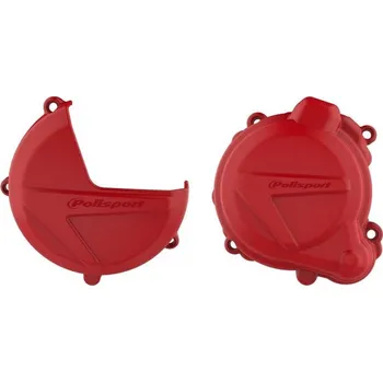 Alternátor POLISPORT sada krytu alternátoru, spojky a vodního čerpadla BETA 250/300 RR `13-17 barva červená (8463200002+8463300002+8484900002) (POLISPORT sada krytu alternátoru, spojky a vodního čerpadla BETA 250/300 RR `13-17 barva červená)