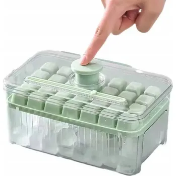 Tvořítko na led Forma na led Allbag zelená, plast, 28 kostek