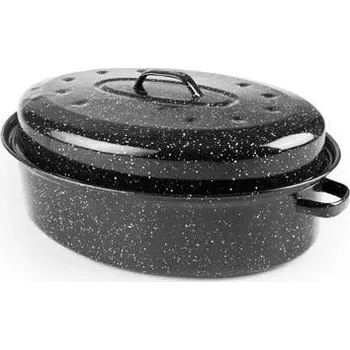 pekáč Smaltovaný pekáč s víkem 42x32cm - Ibili