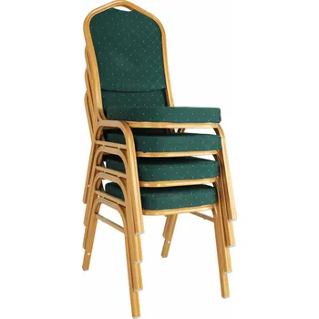 Jednací židle Max-i Konferenční židle stohovatelná CHARIFA DELUXE | ZELENÁ