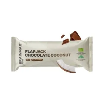 BrainMax Pure Flapjack BIO 65 g - čokoláda/ kokos PROŠLÉ DMT 3.12.2025 + Sleva 3 % pro registrované