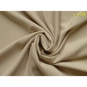 krémová látka na šaty 3109