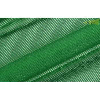 zelená elastická síťovaná podšívka