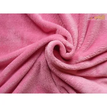 flanel fleece růžový