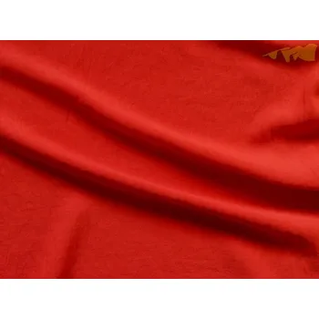 krešovaná viskóza 9824 v červené barvě