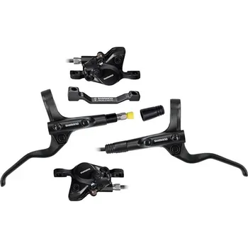 Brzda na kolo Shimano brzda kotoučová MT201, p+z (1000+1700 mm), adaptér, komplet bez kotoučů + DÁREK