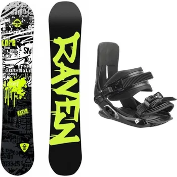 Snowboard Raven Core Junior dětský snowboard + Hatchey Tactic Junior vázání 145 cm + EU 33-39 + DÁREK + Doprava ZDARMA