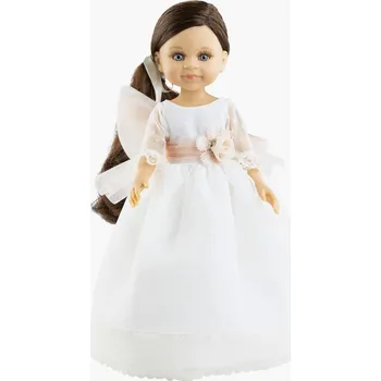 Panenka Realistická panenka Cleo v bílých šatech - od Paola Reina ze Španělska (Las Amigas - Paola Reina 32 cm)