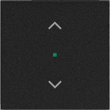 vypínač Kryt 1násobný, symbol "žaluzie" ABB Levit M 6220H-A01002 63 onyx