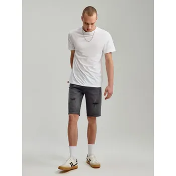 Pánské kraťasy Džínové kraťasy - 36 - House - šedá - 405EM-90J