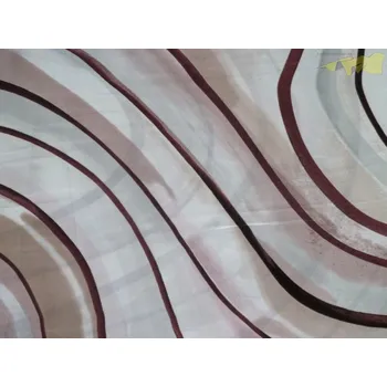 hedvábná šatovka 3180 vzor s pruhy