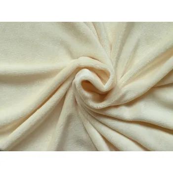 flanel fleece smetanový