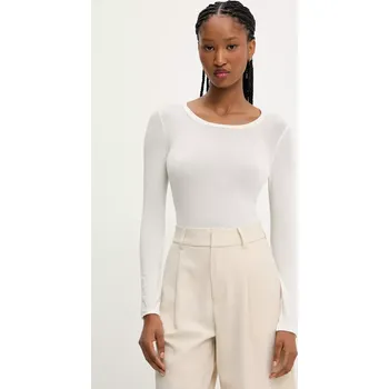 Tričko s dlouhým rukávem Answear.LAB dámské, bílá barva 2082.IWK 00X, vel. M/L