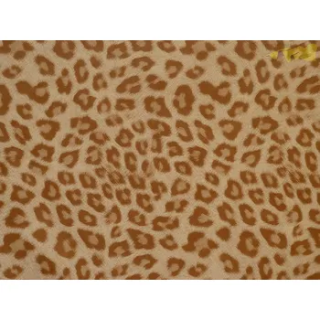 béžová koženka 3225 vzor leopard