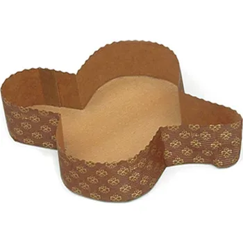 Jedlá dekorace na dort Papírové košíčky holubice Colomba di Pasqua 100g 5ks - Decora