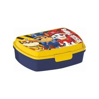 Svačinový box SVAČINOVÝ BOX PAW PATROL, 17,5X14,5X6,5 CM, PLAST