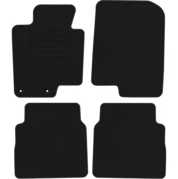 autokoberec Kobercové rohože Edecor velurové 4 ks