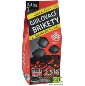 Brikety grilovací - 2,5 kg