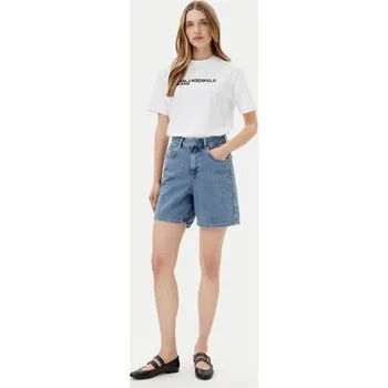 Pánské kraťasy Karl Lagerfeld Jeans Džínové šortky A2W10041 Modrá Relaxed Fit 29