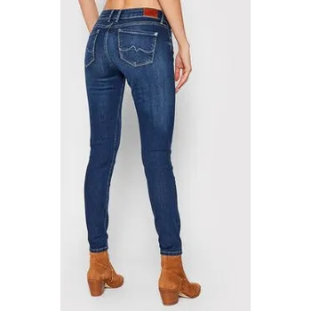 Dámské džíny Pepe Jeans Jeansy Soho PL204174 Tmavomodrá Skinny Fit 31_32