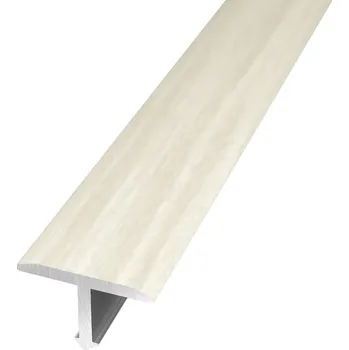 Podlahová lišta Profilteam A55 ohebná spárovací T lišta, 18*2500 Dub bělený E901