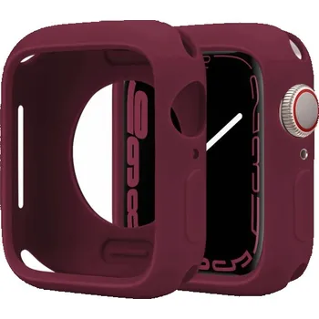 Ochranné silikonové pouzdro pro Apple Watch 41mm - vínové