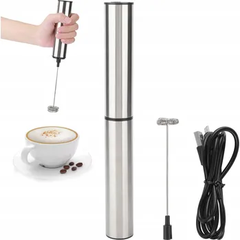 Šlehač mléka RUČNÍ NAPĚŇOVAČ MLÉKA NA KÁVU BANQUET, USB