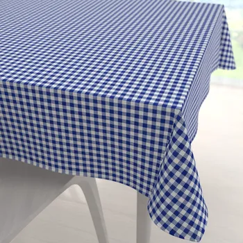 ubrus Bavlněný čtvercový ubrus Sandra SA-057 Modro-bílé kostičky 40x40 cm