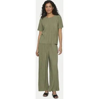 Pánské tričko Vila T-Shirt Plisa 14089481 Zelená Regular Fit XL