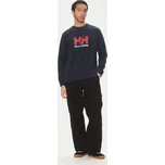 Helly Hansen Mikina Logo Crew 30395 Tmavomodrá Regular Fit XL