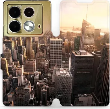 Pouzdro na mobilní telefon Flipové pouzdro Mobiwear - Infinix Note 40 - M138P New York (Knížkové flip pouzdro, obal, kryt na mobil Infinix Note 40 - M138P New York, materiál Umělá kůže + TPU - ochrana 360°, stojánek, silikonová vanička, magnetické zavírání)