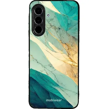 Pouzdro na mobilní telefon Lesklý kryt Mobiwear Glossy - Samsung Galaxy A26 5G - G024G - Zlatavý a zelenkavý mramor (Prémiové lesklé pouzdro, obal, kryt Mobiwear Glossy na mobil Samsung Galaxy A26 5G - G024G - Zlatavý a zelenkavý mramor, materiál Plast + TPU silikon - krytí po všec