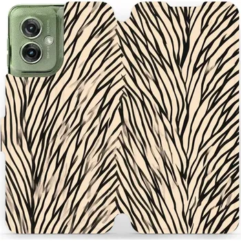 Pouzdro na mobilní telefon Flipové pouzdro Mobiwear - Motorola Moto G55 5G - VA52S V koruně stromu (Knížkové flip pouzdro, obal, kryt na mobil Motorola Moto G55 5G - VA52S V koruně stromu, materiál Umělá kůže + TPU - ochrana 360°, stojánek, silikonová vanička, magnetické zavírání)