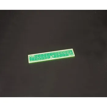 Příslušenství k šicímu stroji Patchworkové pravítko - 3x15 cm - fluo