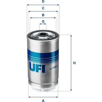 Auto-moto Palivový filtr UFI 24.378.00