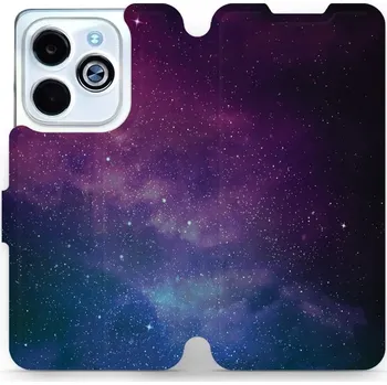 Pouzdro na mobilní telefon Flipové pouzdro Mobiwear - Infinix HOT 40i - V147P Mlhovina (Knížkové flip pouzdro, obal, kryt na mobil Infinix HOT 40i - V147P Mlhovina, materiál Umělá kůže + TPU - ochrana 360°, stojánek, silikonová vanička, magnetické zavírání)