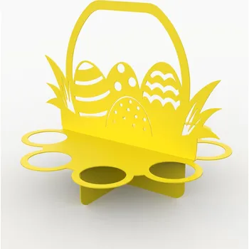 Stojánek na vajíčko Velikonoční kovová závěsná dekorace vajíčko