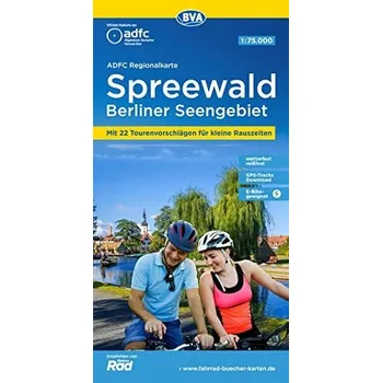 SPREEWALD POJ BERLIŃSKIE mapa rowerowa 1:75T ADFC Kolektiv autorů