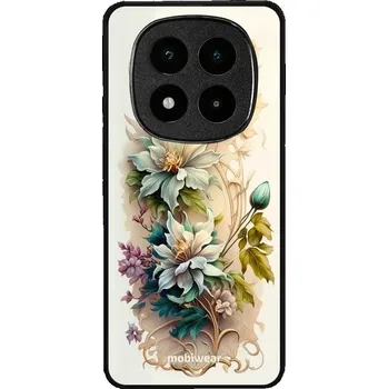 Pouzdro na mobilní telefon Lesklý kryt Mobiwear Glossy - Xiaomi Poco X7 - G014G Krémové květy (Prémiové lesklé pouzdro, obal, kryt Mobiwear Glossy na mobil Xiaomi Poco X7 - G014G Krémové květy, materiál Plast + TPU silikon - krytí po všech stranách, neošoupatelný potisk, tenké)