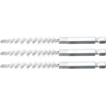 BGS 3078-8-N, Sada nylonových kartáčů | 8 mm | 6,3 mm (1/4") | 3dílná