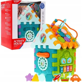 Hračka pro nejmenší Skládací Multidomek s příslušenstvím
