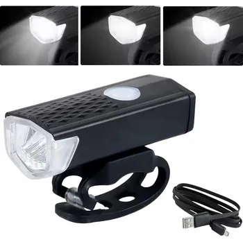 Cyklosvítilna Světlo na kolo PŘEDNÍ LED na řídítka 600lm VODĚODOLNÉ AKUMULÁTOR VÝKONNÉ